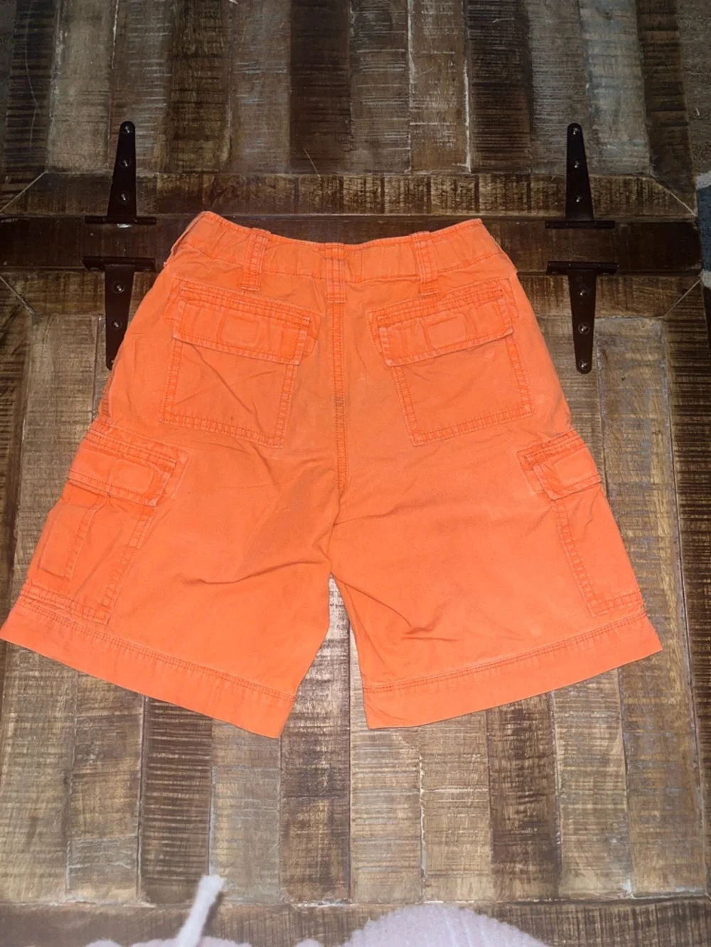 GAP Kid's Bright Orange Cargo Shorts